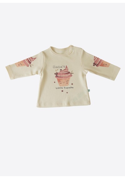 Kitikate Organik Little Cupcake 2'li Takım Natural Krem