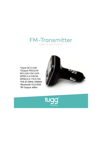 Tugg Germany 104961 Fm Transmitter Araç Şarj Başlık C32
