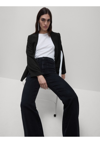 Marks & Spencer Relaxed Fit Blazer Ceket T59002399J Siyah