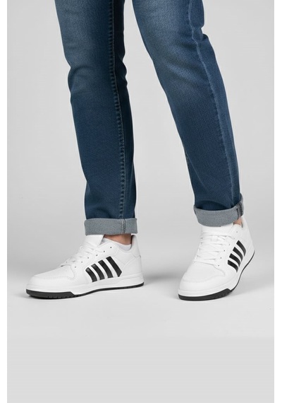 Letao Unisex Günlük Spor Ayakkabı Koşu Yürüyüş Sneaker Beyaz Siyah