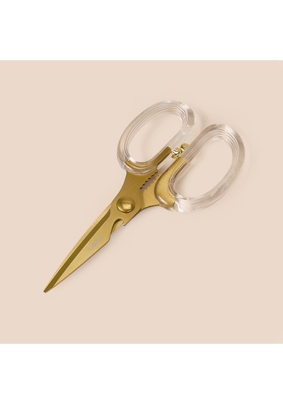 Paslanmaz Çelik Mutfak Makası - Gold - 20 Cm