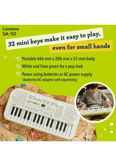 Casio Sa-50 32 Tuşlu Org Beyaz