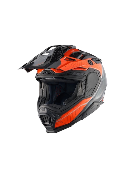 Nexx X.wed 3 Furka Karbon Turuncu-gri Kask Turuncu