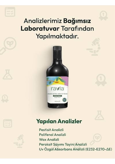 Ravla Organik Zeytinyağı Bebek ve Çocuklara Özel Yüksek Polifenol Serisi 500 ML