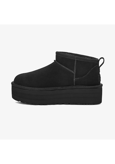 Ugg Classic Ultra Mini Platform Kadın Siyah Bot Düz 1135092 Siyah