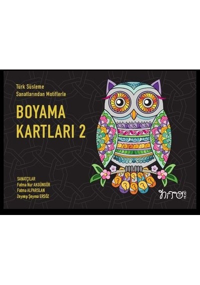 Türk Süsleme Sanatlarından Motiflerle Boyama Kartları 2- Nito Kitap
