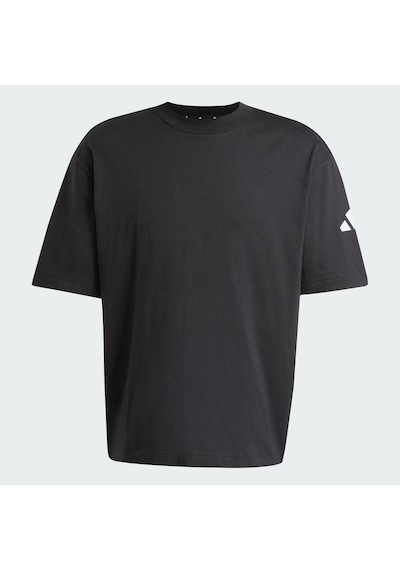 Black/whıte Adidas Erkek Günlük T-shirt M Sj T Jf3615 Siyah