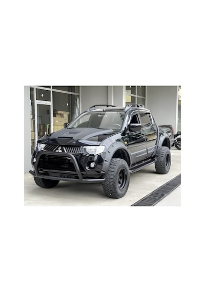 Mitsubishi L200 2007-2014 Dakar Dodik Seti Mat Siyah Vida Görünümlü Çamurluk Dodik Fender Flare
