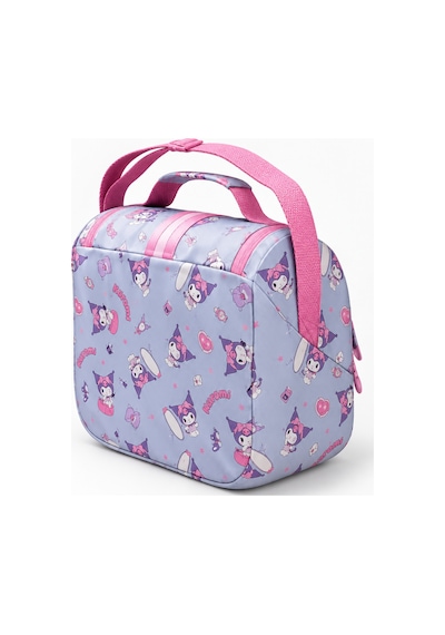 Kuromi Lila Termoslu Beslenme Çantası Çocuk Okul Yemek Çantası Günlük Kullanım 24x22x14 Cm Çok Renkli