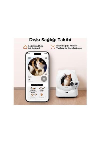 Petkit Purobot Ultra With Camera White (Outlet&Teşhir)