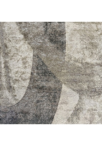 Hoom Rugs Arkaik Plz 08 K.antrasit Etnik Renkli Vintage Makine Halısı Çok Renkli