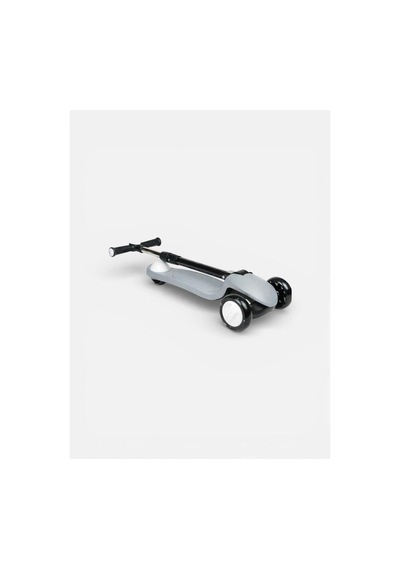 Scooter Pro Katlanabilir 3tekerli Led Işıklı 3kademeli Direksiyon 50kğ Taşıma Kapasiteli 3+yaş Gri
