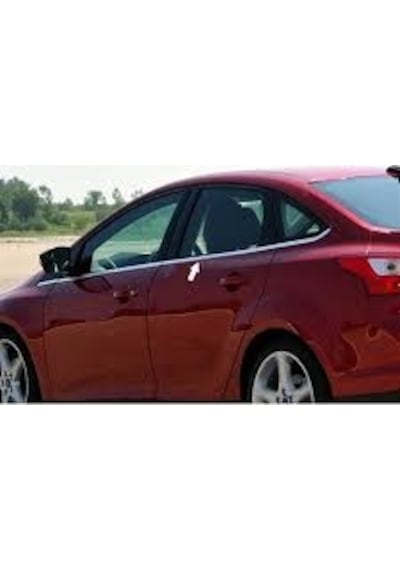 Ford Focus 3 Sd Krom Cam Çıtası 8 Prç 2011 -2019 Paslanmaz Çelik