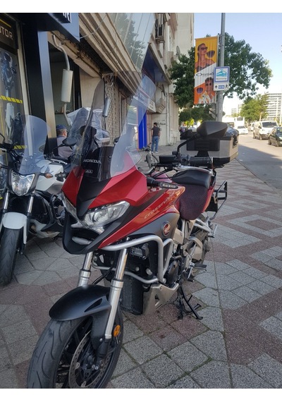 2017-20 Honda Vfr800 Uzun Ön Cam Zeus Açık Füme 56 CM 4 MM
