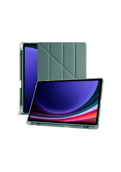 Cosmotex Newface Samsung Galaxy Uyumlu  X610 Tab S9 Fe Plus 12.4 Kılıf Kalemlikli Mars Tablet Kılıfı - Koyu