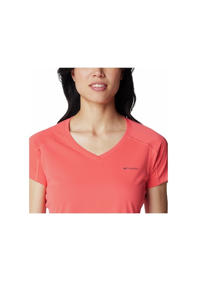 Columbia Zero Rules Kısa Kollu Kadın T-shirt Al6914 Altın - Kırmızı