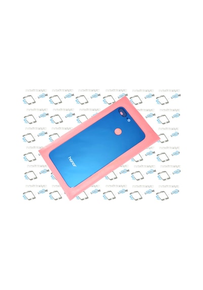 Tkgz - Honor 9 Lite Arka Pil Batarya Kapağı (CAM) MAVİ