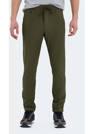 Slazenger PART Erkek Fermuar Cepli Dar Paça Haki Eşofman Altı