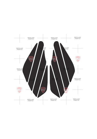 Stripe Karbon Depo Yan Pad Universal Carbon Yan Pad Sticker Redl