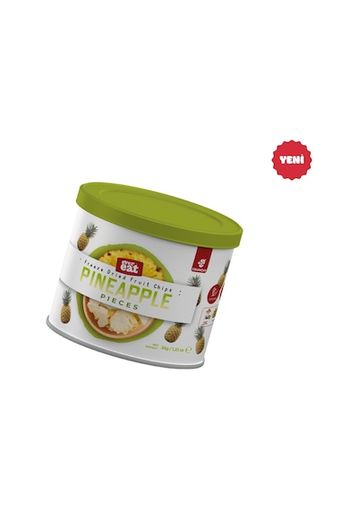 Evereat Dondurularak Kurutulmuş Freeze Dried Teneke Kutu Çıtır Ananas 35 Gr Diğer