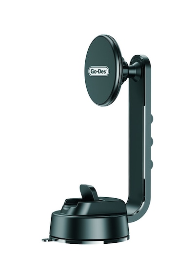Go Des Gd-hd219 Magsafe Magnetik Bükülebilen Vantuzlu Araç Telefon Tutucu Siyah