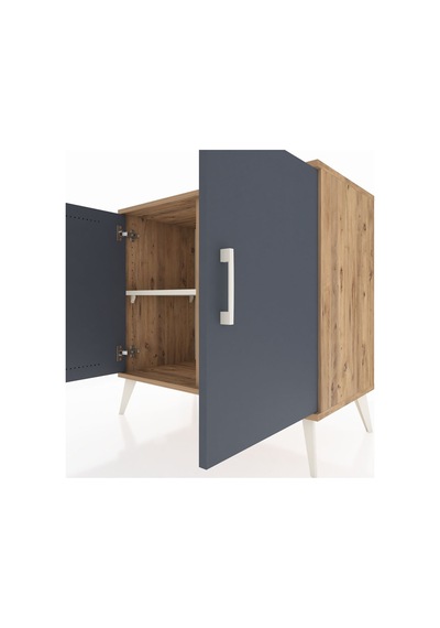 Hyperion Şifonyer 2 Raflı 2 Kapaklı 88x44x80 Çam-antrasit/aytaşı Antrasit/aytaşı Hyperion Şifonyer 2 Raflı 2 Kapaklı 88x44x80 Çam-antrasit/aytaşı Antrasit/aytaşı