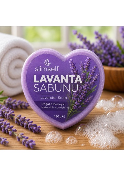 Slimself Lavanta Süngerli Doğal Sabun
