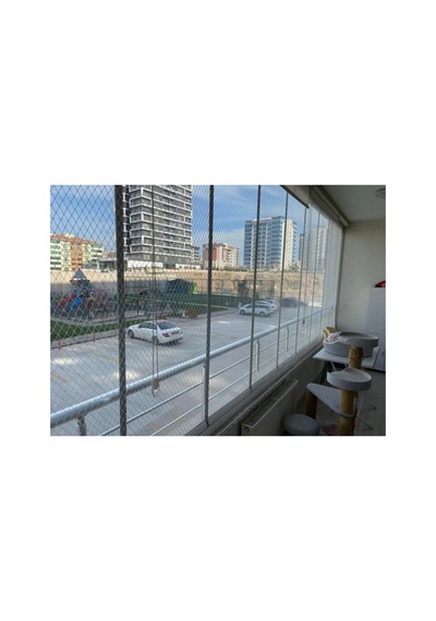 Kuş Filesi 2x3 Metre Balkon Önleme Ağı Güvercin Kedi