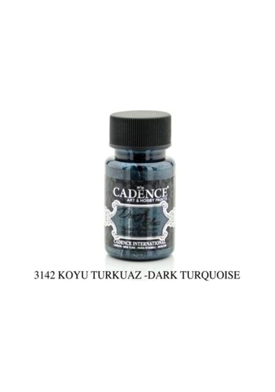 Dora Glass Metalik Cam Boyası 50 Ml. 3142 Turkuaz Diğer