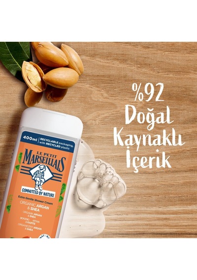 Lpm Organik Argan Ve Shea 400ml Duş Jeli Ahududu