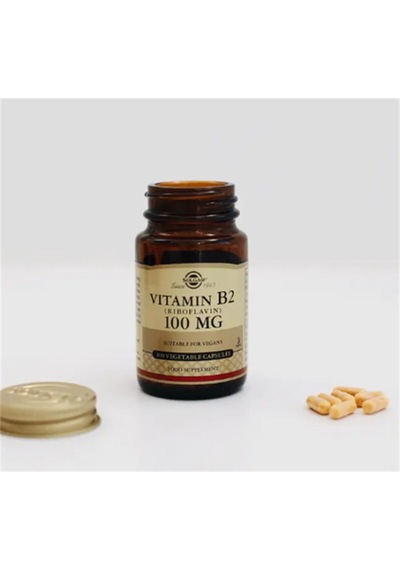 Vitamin B2 Riboflavin 100 Mg 100 Kapsül