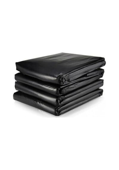 50 Adet 80x110 Cm Kalın Ağır Hizmet Yırtılmaz Dökme Çöp Torbası 50 Adet Kalın Çöp Poşeti Jumbo Boy