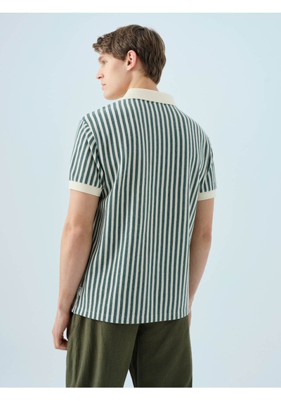 Loft Regular Fit Yeşil Erkek Polo Yaka T-shirt Lf2038533 Yeşil