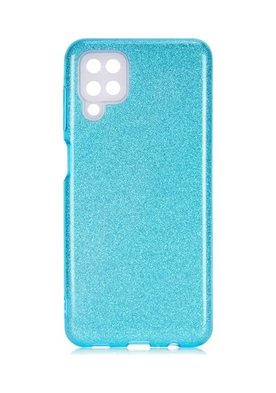 Galaxy A12 Kılıf Simli Renkli Silikon