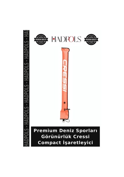 Premium Deniz Sporları Görünürlük Cressi Compact İşaretleyici Orange