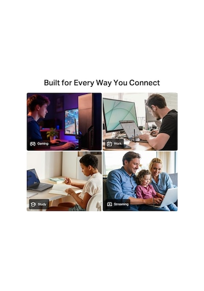 Archer Tbe400u Plus Be6500 Wi-fi 7 Üç-bant Usb Adaptör 6500 Mbps Yüksek Çekim Gücü Mlo Teknolojisi Usb 3.0 Wpa3 Güvenlik Windows 11/10 Tak Çalıştır Oyuncu Ağ Adaptörü