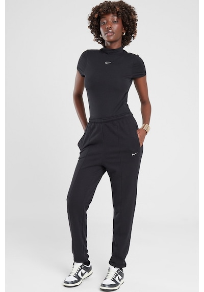 Nike Sportswear Chill Terry High Rise Jogger Kadın Yüksek Bel Slim Fit Eşofman Altı Siyah Siyah