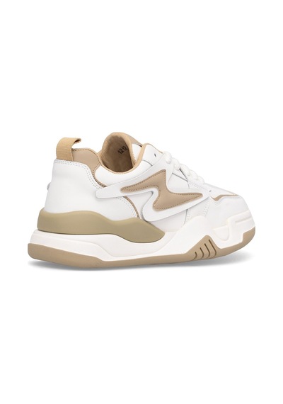 Lufian 121230051 Maya 25k Kadın Hakiki Deri Klasik Sneaker Bej Bej