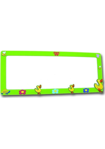 Ördek Figürlü Yazı Tahtası 90x210 Cm Çok Renkli