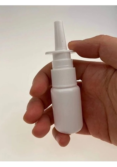 50 Ml Hdpe Boş Nazal Sprey Şişesi - Beyaz/beyaz Pompa Burun Spreyi Kutusu 250 Adet Şeffaf