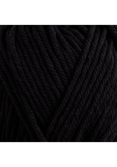 Kürkçü Han Cotton Comfort 100gr Pamuklu Makrome Punch Amigurumi Örgü İpi - Siyah