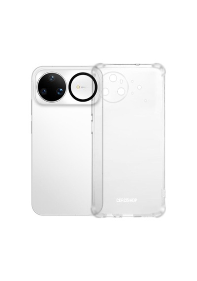 Huawei Nova 15 Ultra Kamera Korumalı Silikon Arka Kılıf Beyaz