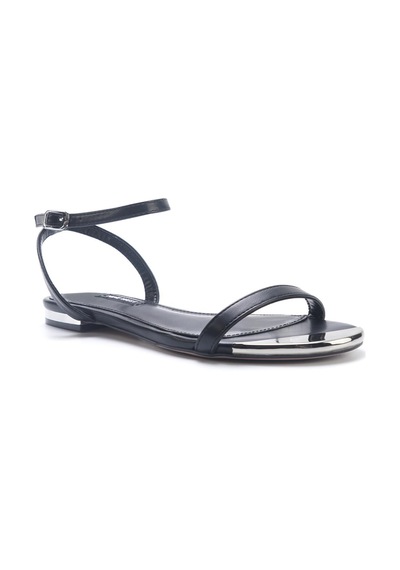 Nine West Maolaıne 5fx Siyah Kadın Düz Sandalet 000000000101928972 Siyah
