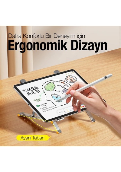Ally Mc N3-2 Katlanabilir Metal Masaüstü Laptop Standı- 5775