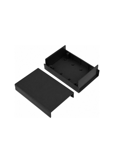 Plastik Elektronik Proje Kutusu 150mm X 100mm X 50mm Siyah Devre Prototip Güç Kaynağı