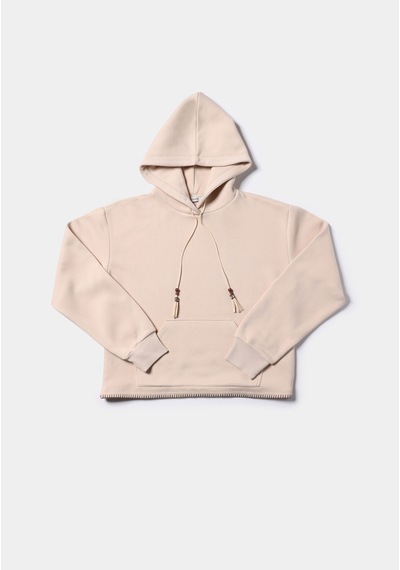 Colin's Colins Regular Fit Kapüşonlu Düz Kadın Bej Sweatshirt Cl1076585 Q1.v1 Beı Bej