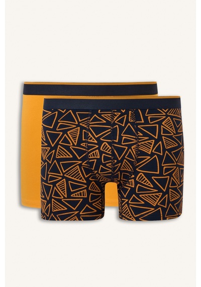 Defacto Geometrik Desenli Regular Fit 2li Boxer I7826ax26aunv135 Lacivert-nv135