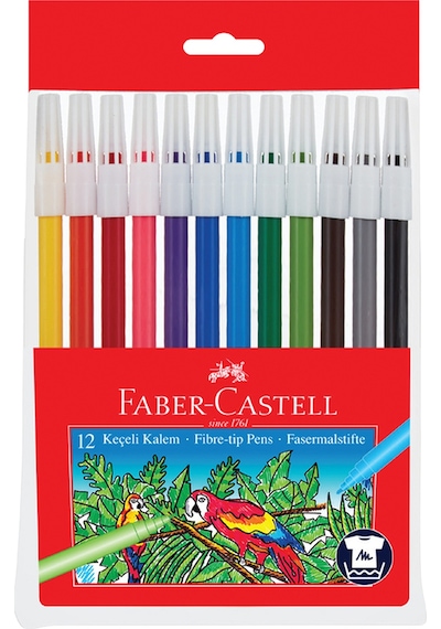 Faber-Castell 15 Parça Okul Öğrenci Seti,Boyama Seti,Yazı Seti,Stick Yapıştırıcı,Silgi,Kalemtıraş Donanımlı Set