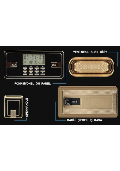İnsafe ISC45YH Special Edition Orta Boy Çelik Para Kasası