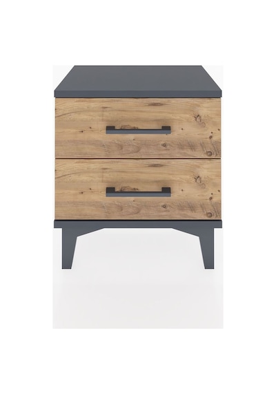 Arges Komodin 2 Çekmeceli 44x30x48 Antrasit-çam Antrasit
